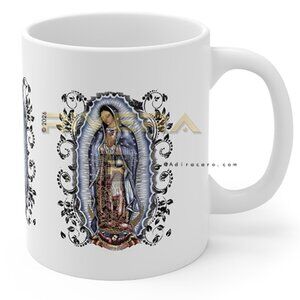 Our Lady Of Guadalupe Mug 11oz White, Virgen De Guadalupe Taza Virgin Mary Mug